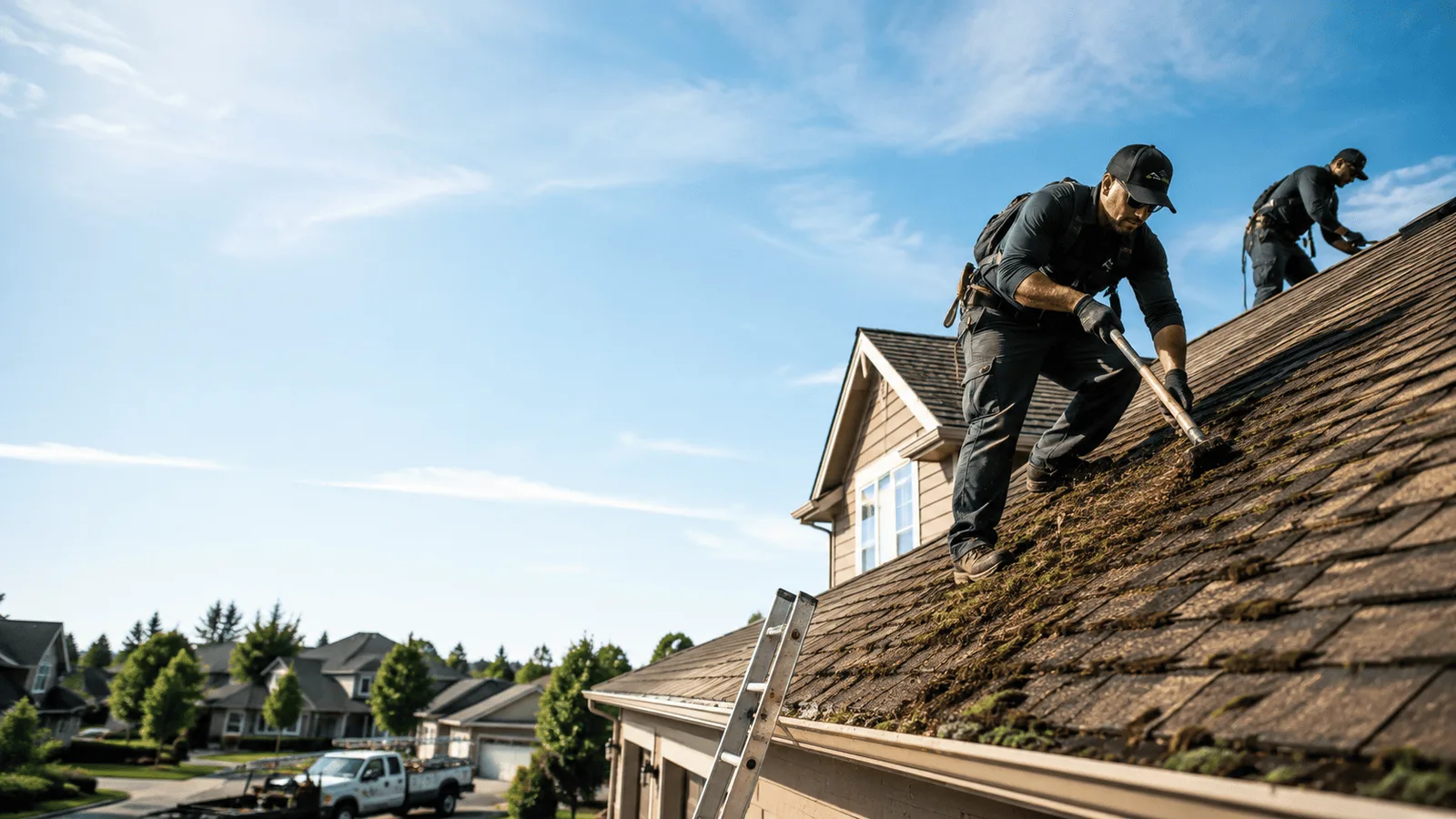 Roof Moss Removal in Fannin, TX near me